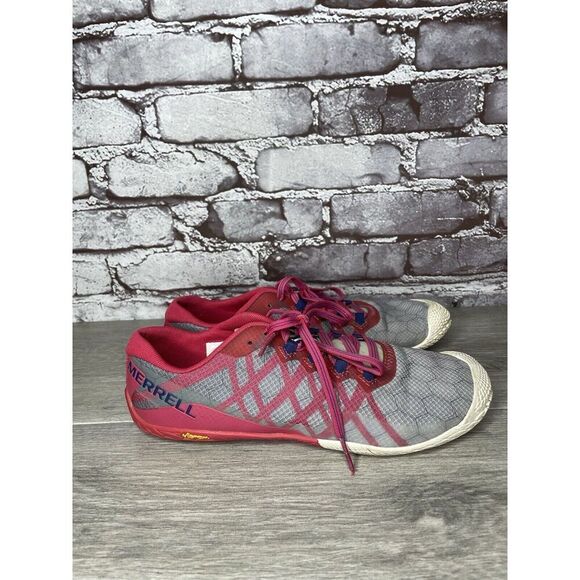 Merrell Vapor Glove 3 Azalea Pink Barefoot Minimalist Running Shoes Women 39EU - Picture 3 of 16